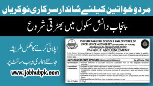 Punjab Daanish Schools & Center of Excellence Authority Jobs